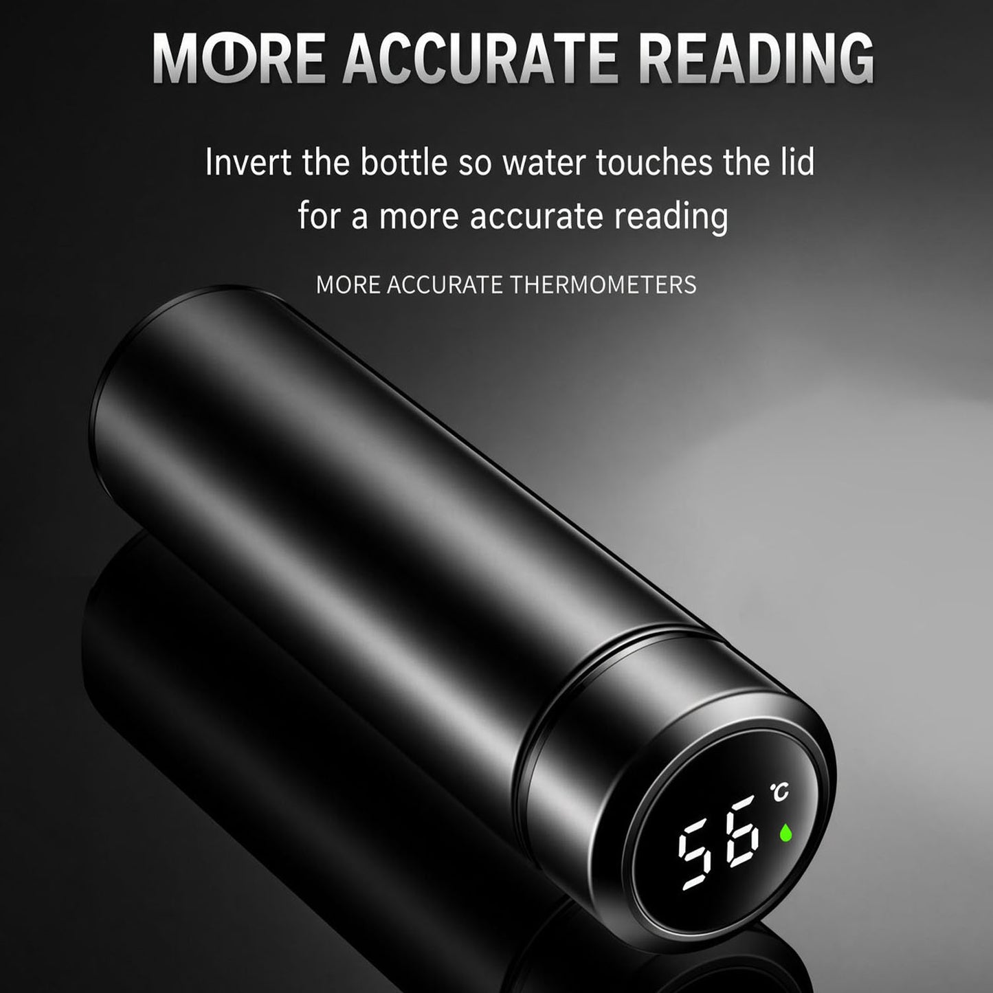 Smart 316 Stainless Steel Thermos with Temp Display