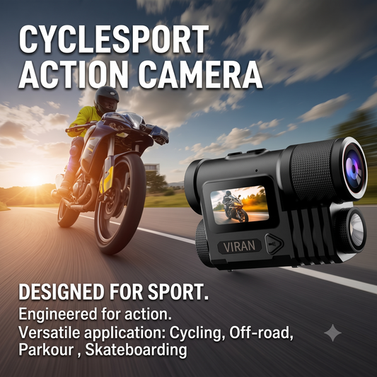 Waterproof WiFi Action Camera for Cycling & Outdoor