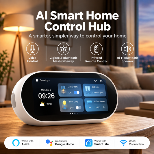 WiFi Smart Home Control Panel with Alexa & HiFi