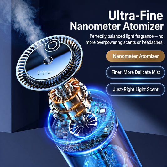 Smart Car Air Freshener with Auto Mist Diffuser