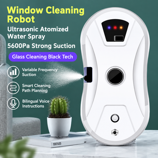 Smart Window Cleaning Robot with Auto Spray