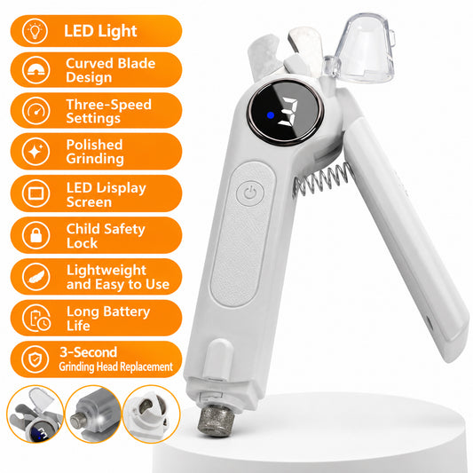 2-in-1 Electric Pet Nail Trimmer