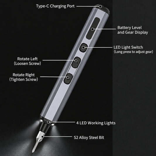 68-in-1 Compact Precision Electric Screwdriver