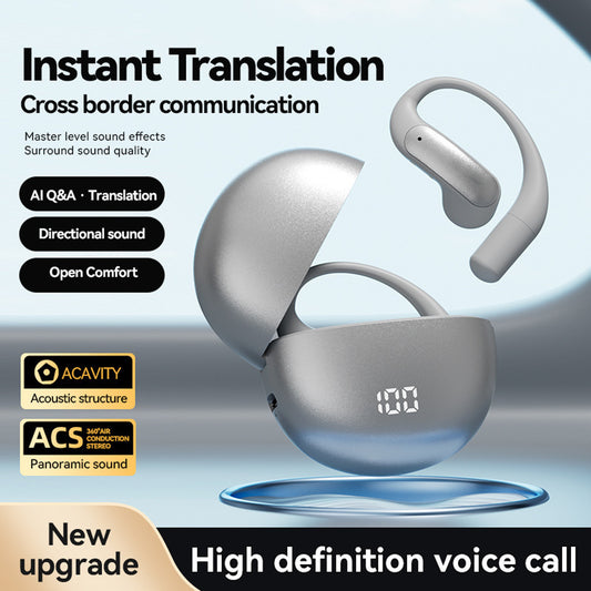 AI-powered Bluetooth translation earbuds