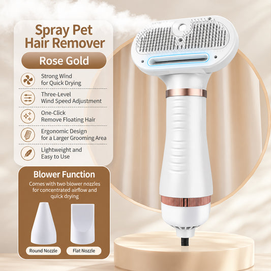 All-in-One Pet Dryer and Grooming Brush