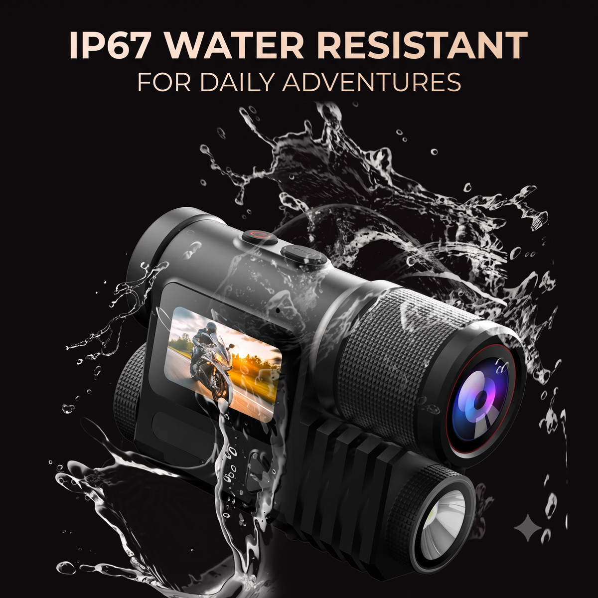 Waterproof WiFi Action Camera for Cycling & Outdoor