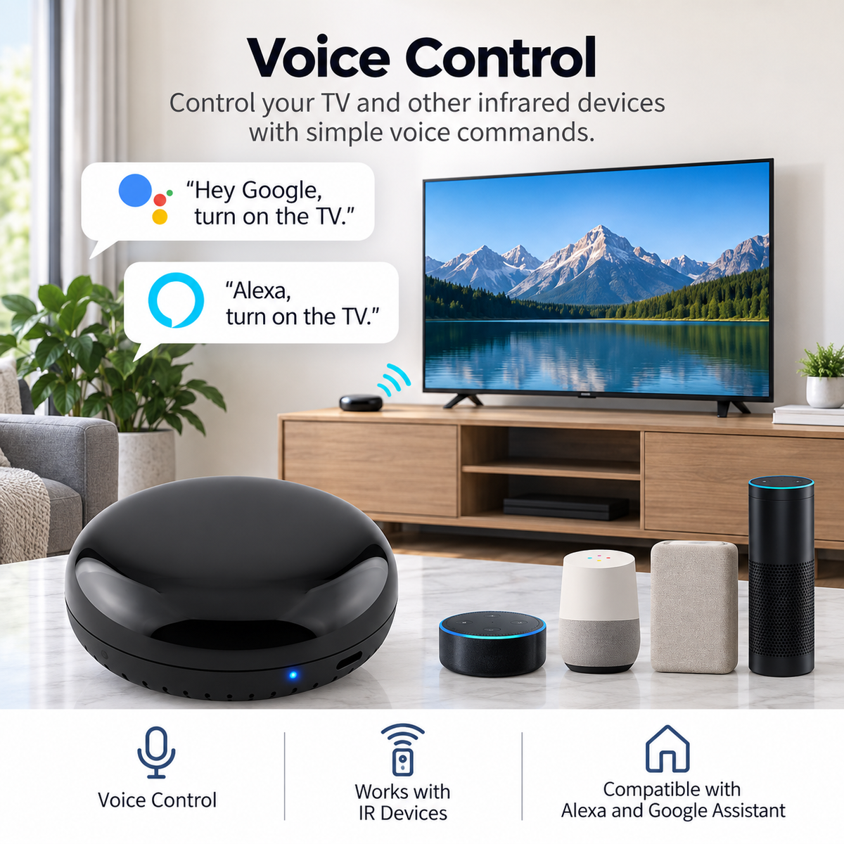 WiFi Smart IR Universal Remote with App & Voice