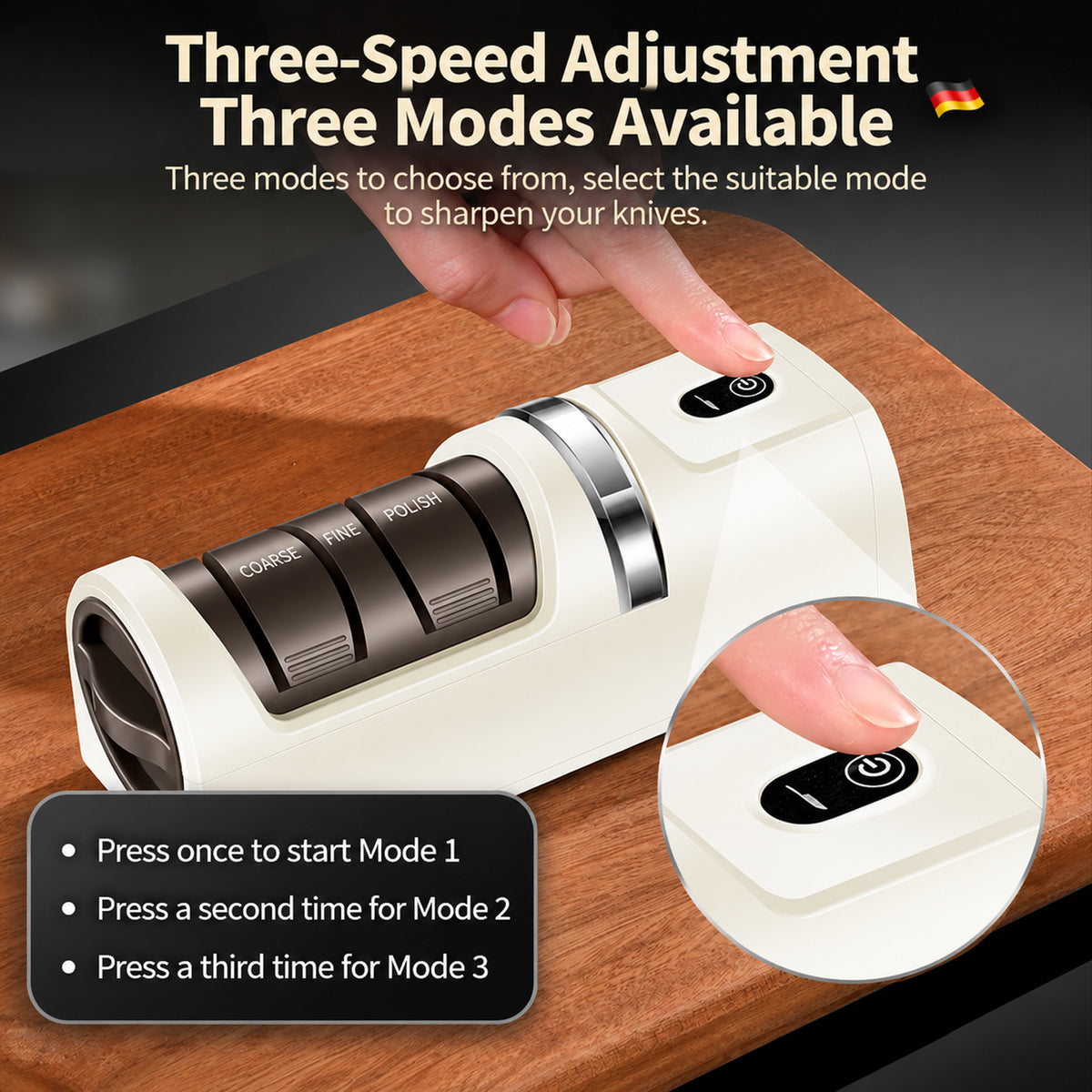 Electric knife sharpener