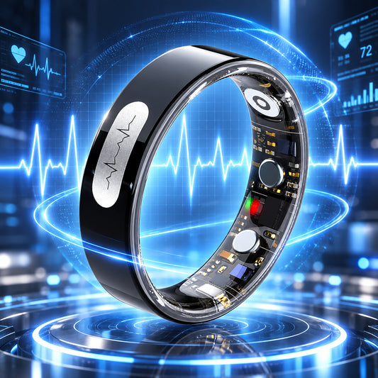 AI-powered smart ring for heart rate and blood pressure monitoring