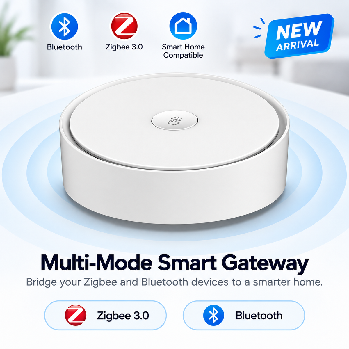 Zigbee Bluetooth Multi-Mode Smart Home Gateway