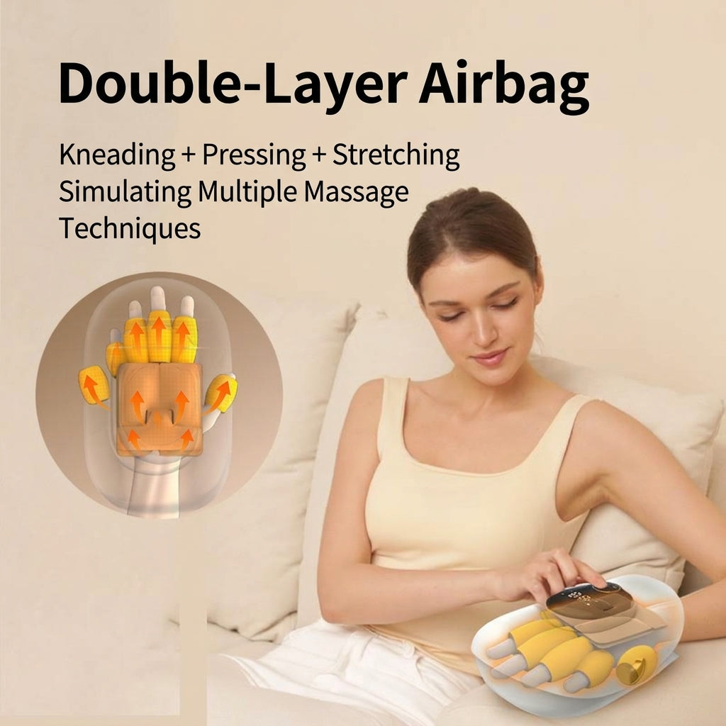 Heated Hand Massager with Air Compression
