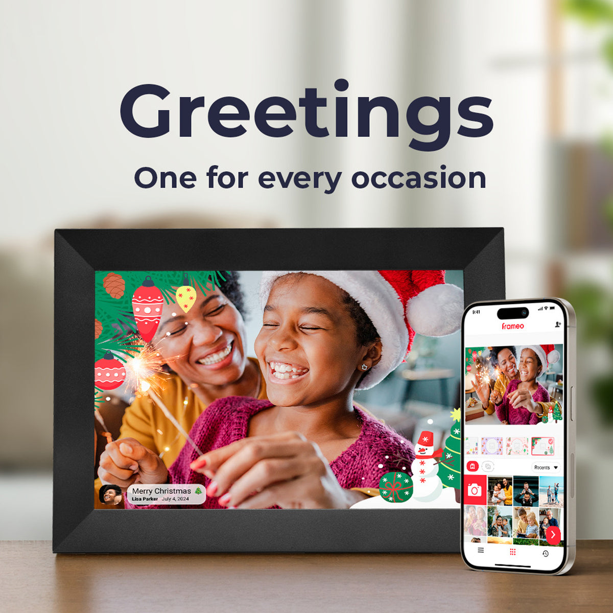10.1-inch HD IPS Digital Cloud Photo Frame