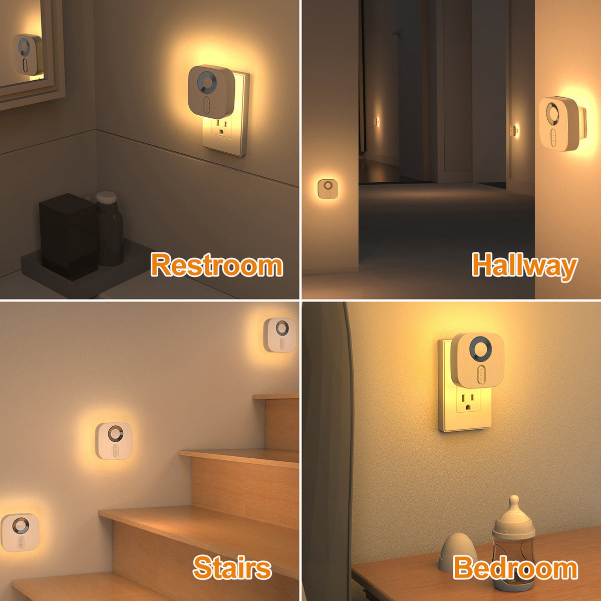 Motion-sensor night light