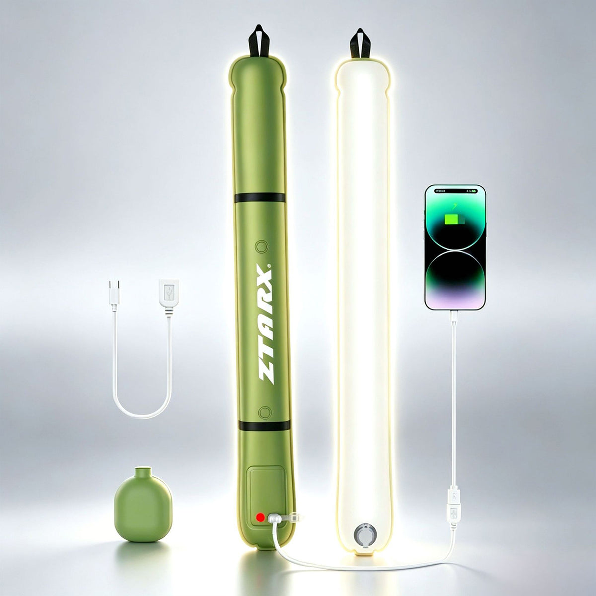 New Outdoor Solar-Powered Inflatable Air-Column Light