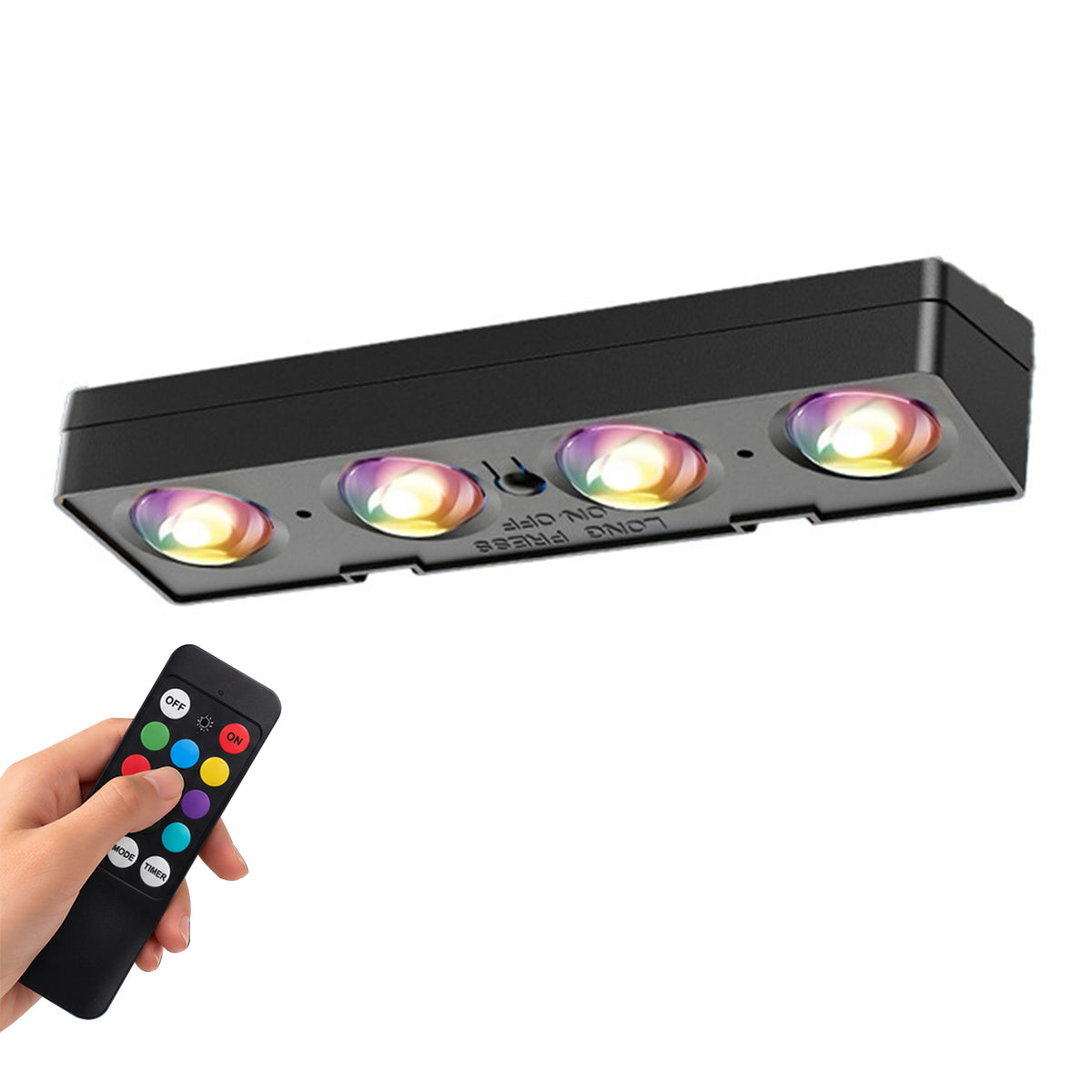 Light-controlled automatic outdoor light
