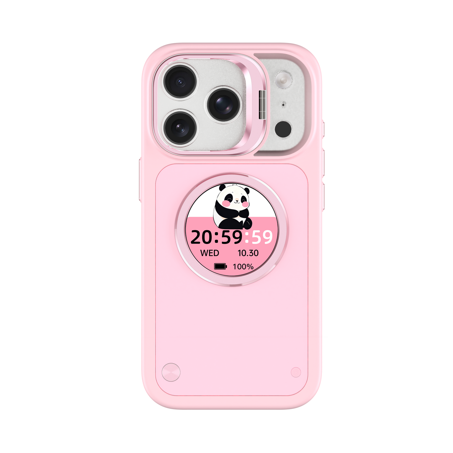 Smart Phone Case with 1.52" AMOLED Display, Bluetooth 6.0, Custom Wallpaper & Message Notifications, IP67 Waterproof, Magnetic Charging, for iPhone 13–17 Series