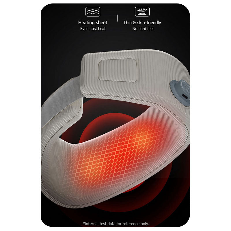 Smart Heating Neck Massager  5 Level Heat & Vibration Neck Pain Relief