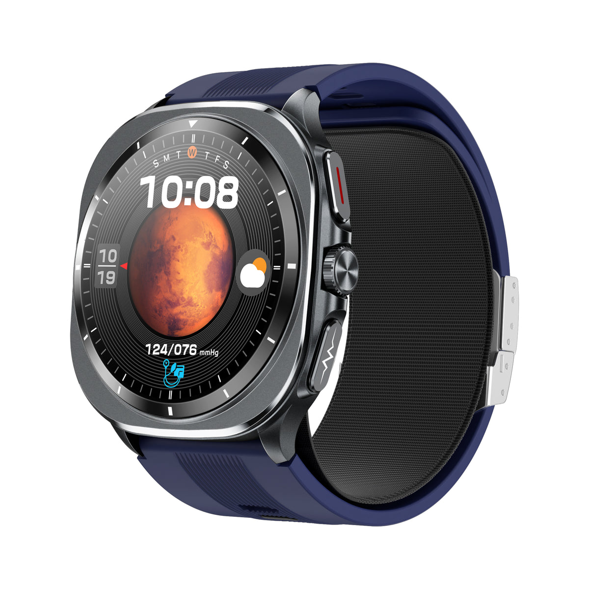 Smart Watch with Bluetooth Calling, NFC & Health Tracking