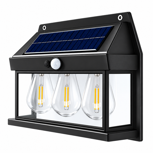 Solar Motion Sensor Outdoor Wall Light