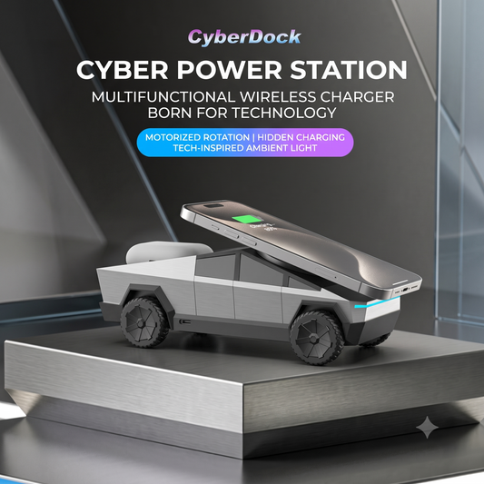 Cybertruck 3-in-1 Qi2 Magnetic Wireless Charger