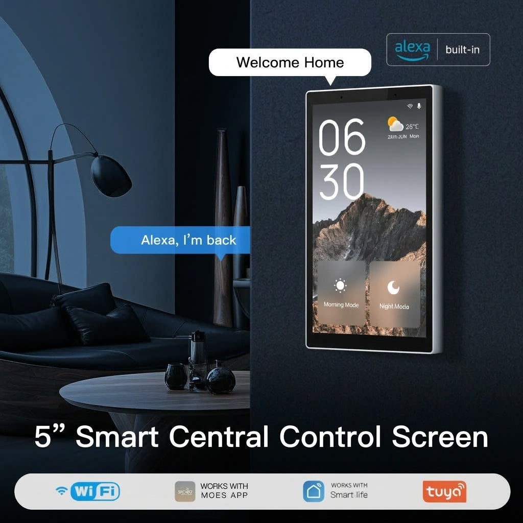 Tuya Smart Touch Screen Panel with Alexa/Zigbee