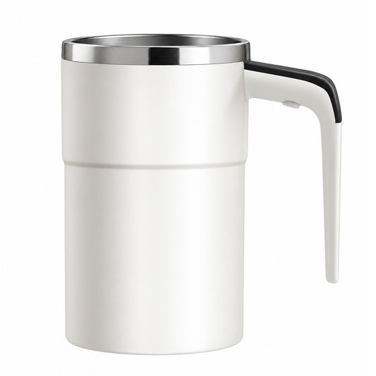 Self-stirring coffee mug