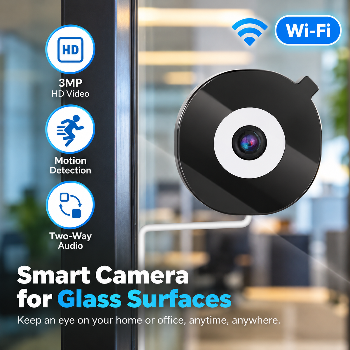 WiFi Smart Window Camera with Night Vision
