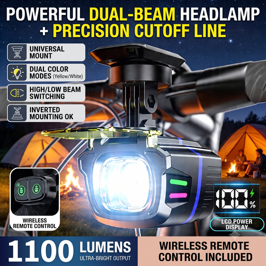 Rechargeable Bike Light with Wireless Remote