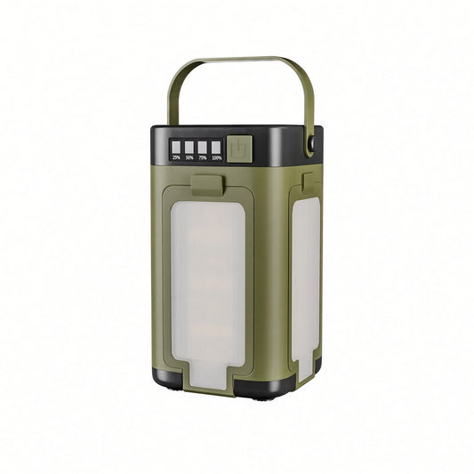 Solar Camping Lantern – Foldable LED Tent Light & Hook