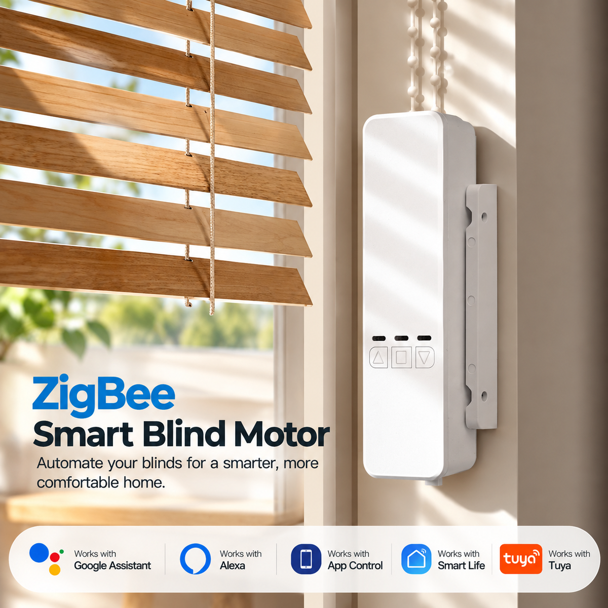 ZigBee Smart Blind Motor with App Remote Control