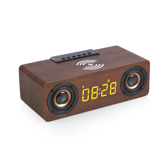 Wooden Bluetooth Speaker with Wireless Charging