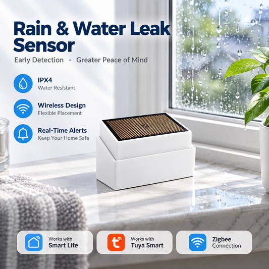 ZigBee Smart Rain & Light Sensor IPX4