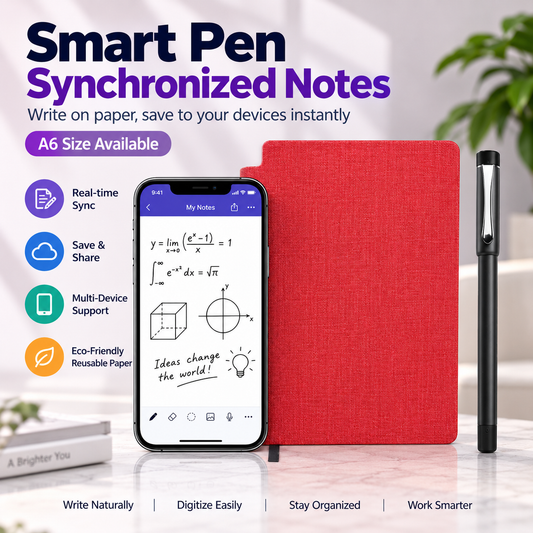 Smart Reusable Notebook with Handwriting Sync