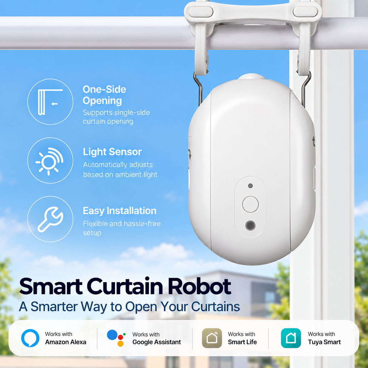 ZigBee Smart Curtain Opener with App Control