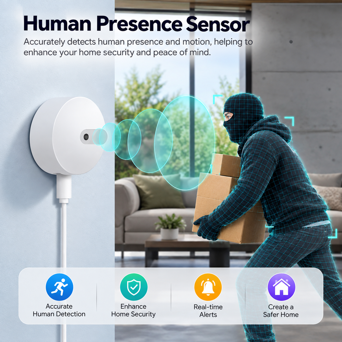 ZigBee 24GHz Smart Human Presence Sensor