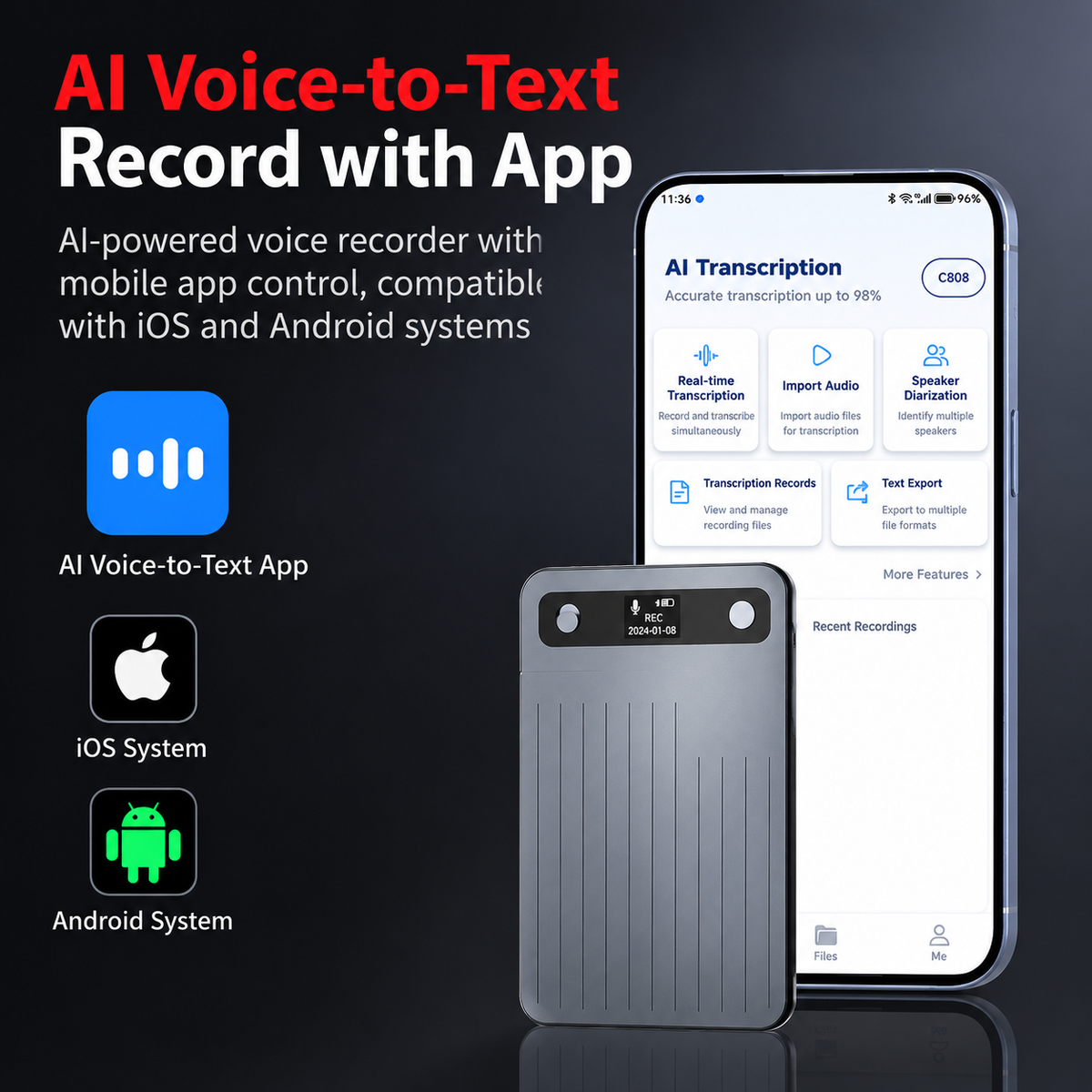 AI Voice Recorder with Transcription & Summary