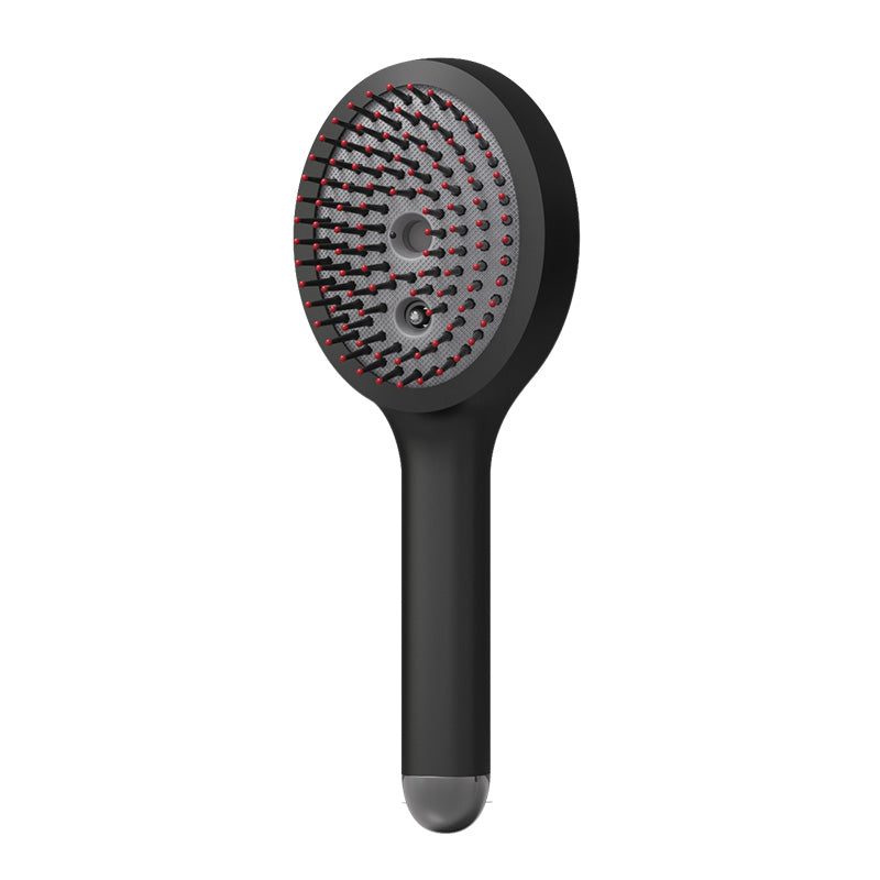 Electric Scalp Massager with Red Light & Serum Spray