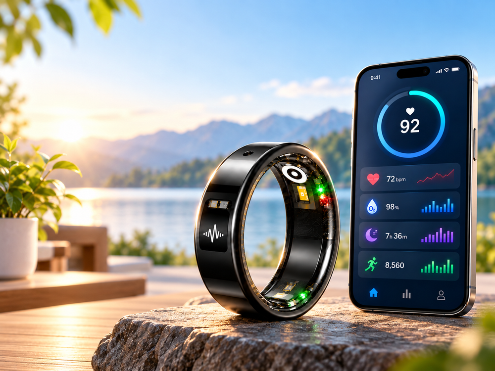 AI Smart Ring with Voice Recording & Translation