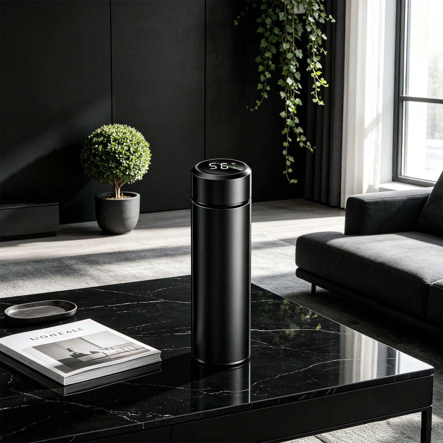 Smart 316 Stainless Steel Thermos with Temp Display