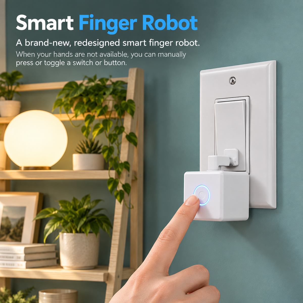 Smart Bluetooth Fingerbot with App & Voice Control