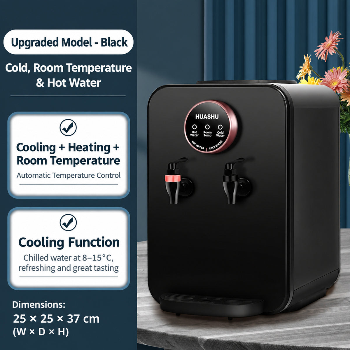 Hot and cold water dispenser