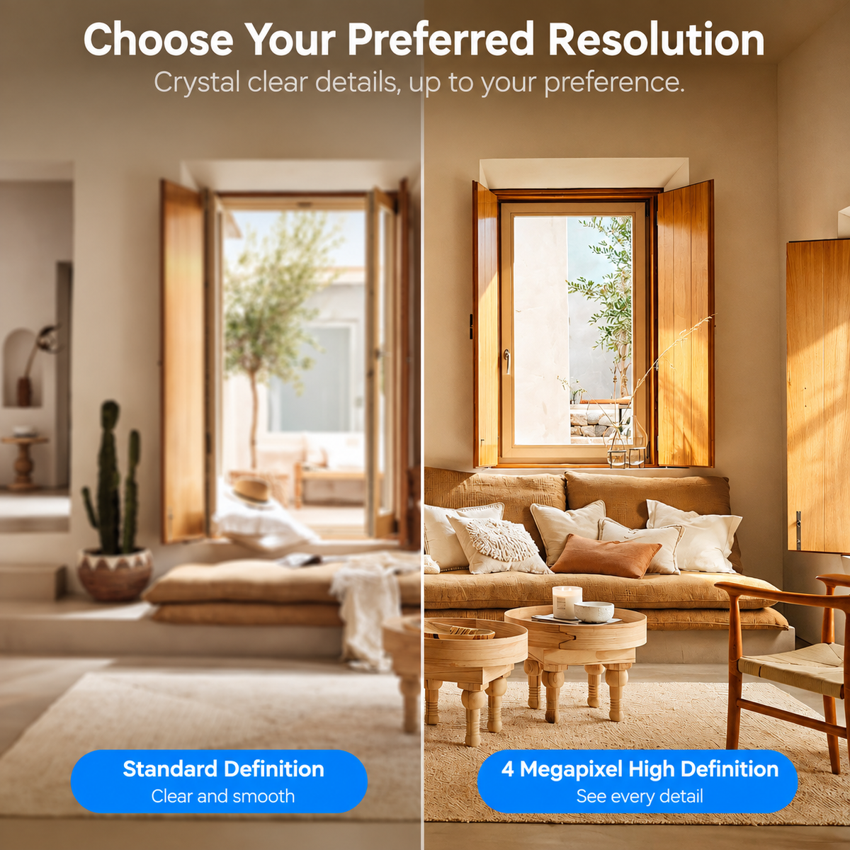 4MP WiFi Indoor Pan-Tilt Smart Security Camera