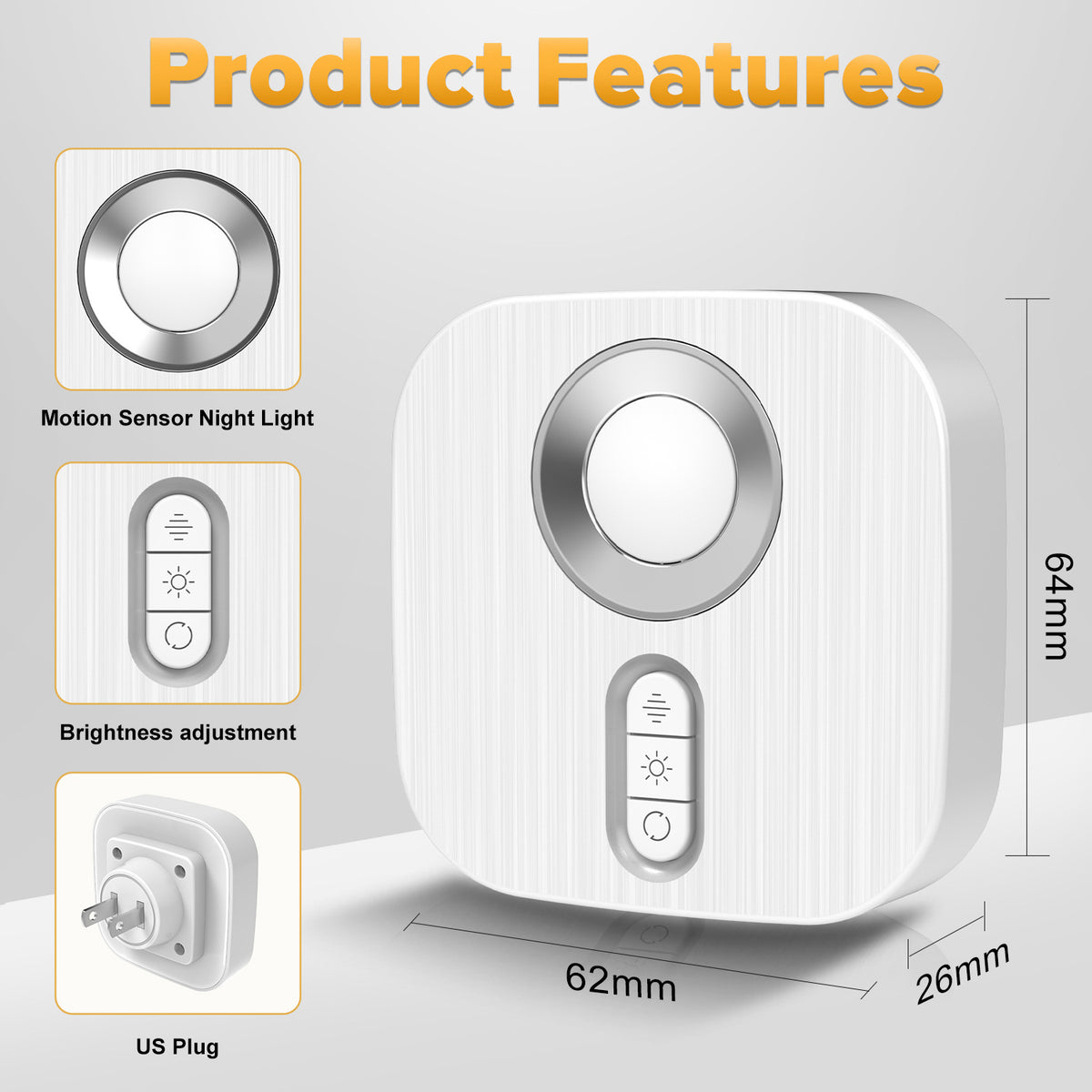 Motion-sensor night light