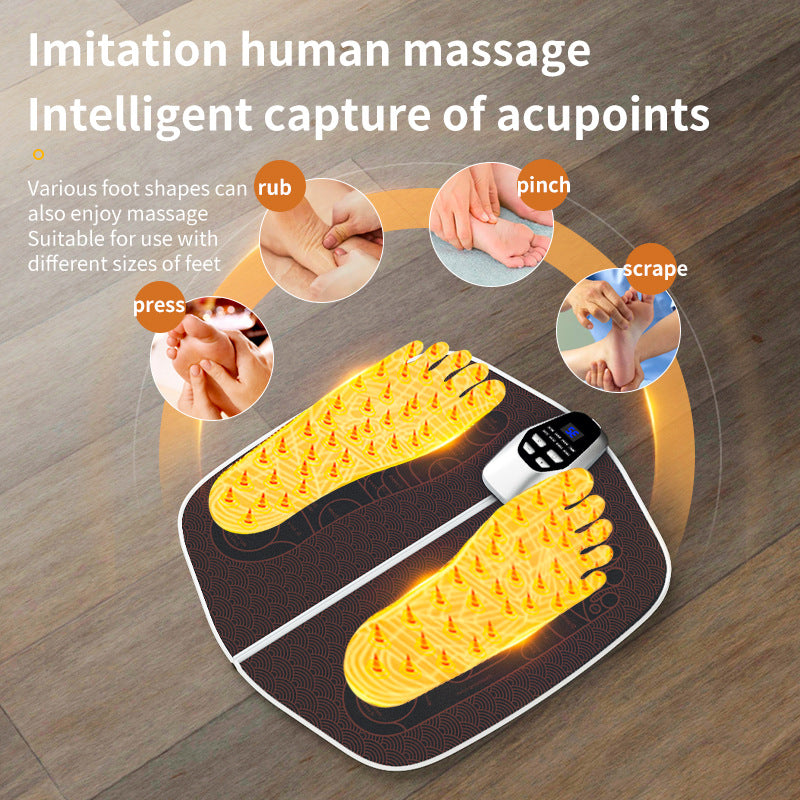 EMS Foot Massager Mat with Remote Control