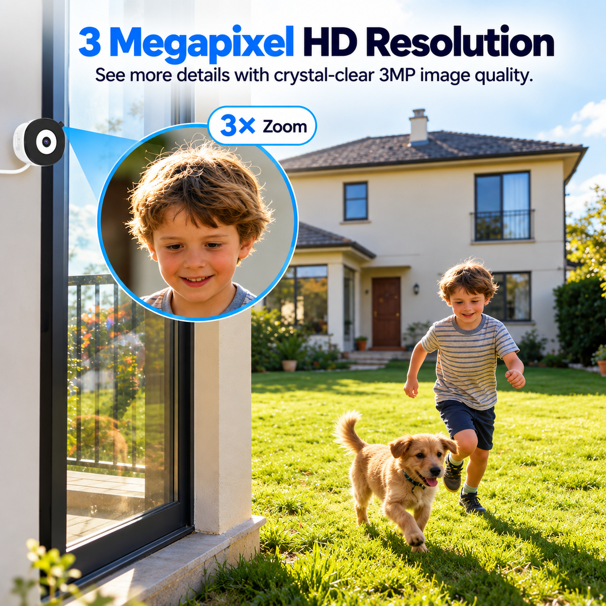 WiFi Smart Window Camera with Night Vision