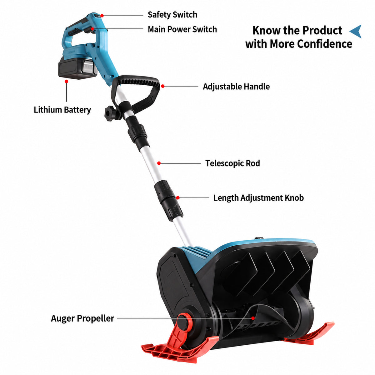 Cordless Lithium-Ion Snow Blower