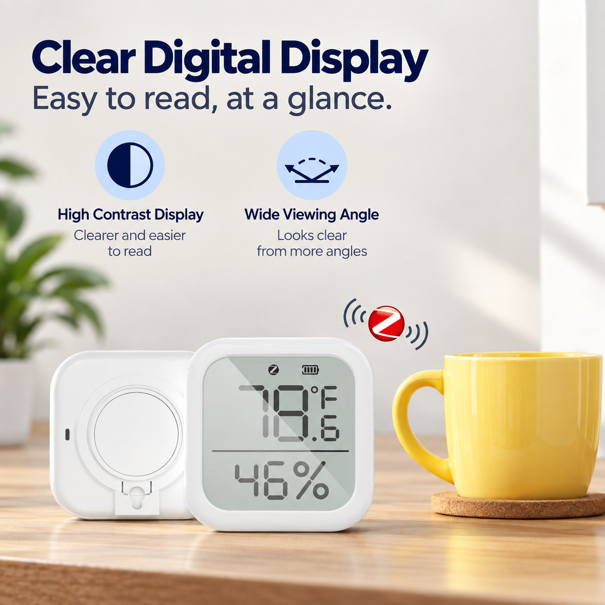 Zigbee Smart Temperature & Humidity Sensor