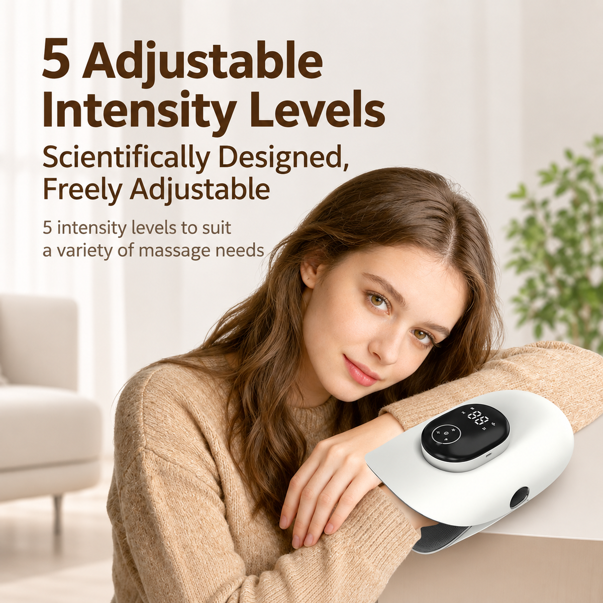 Heated Hand Massager with Air Compression