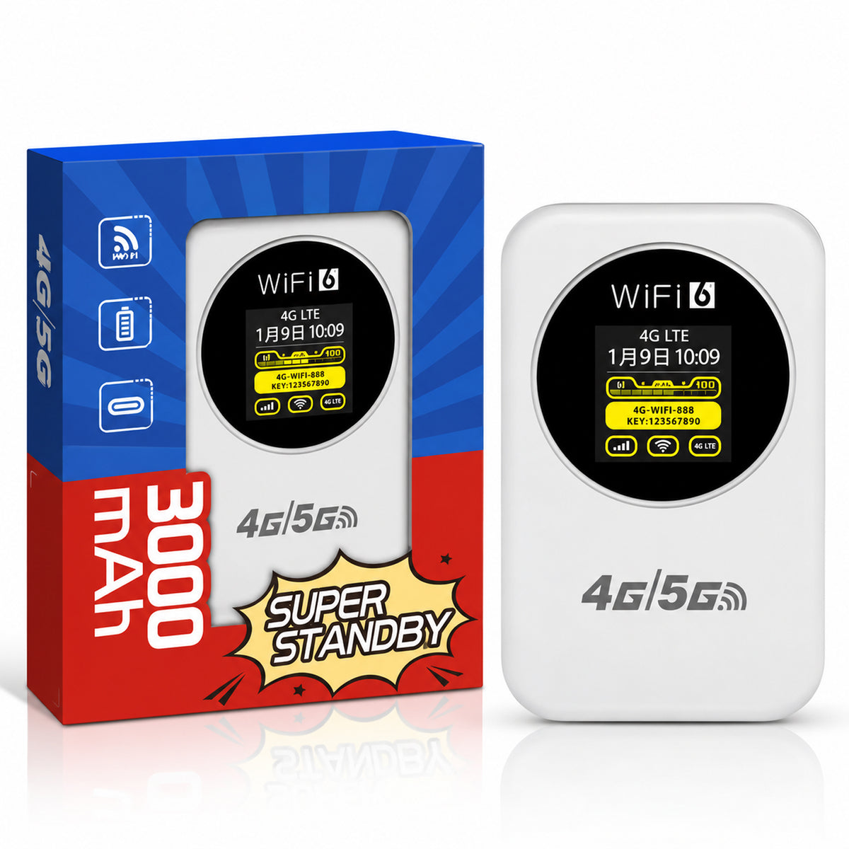 4G portable Wi-Fi hotspot