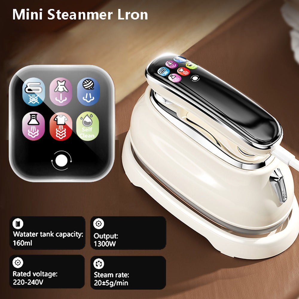 Handheld Steam Iron with LCD & 6 Heat Settings